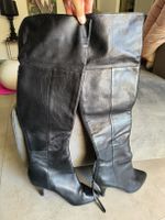 Bottes hautes femme cuir noir pointure 41 occasion 