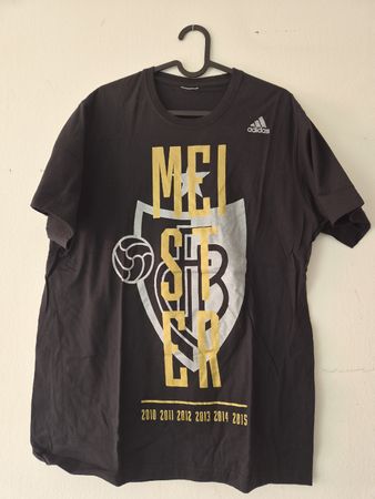 T-Shirt adidas FC Basel Meister 2015 schwarz