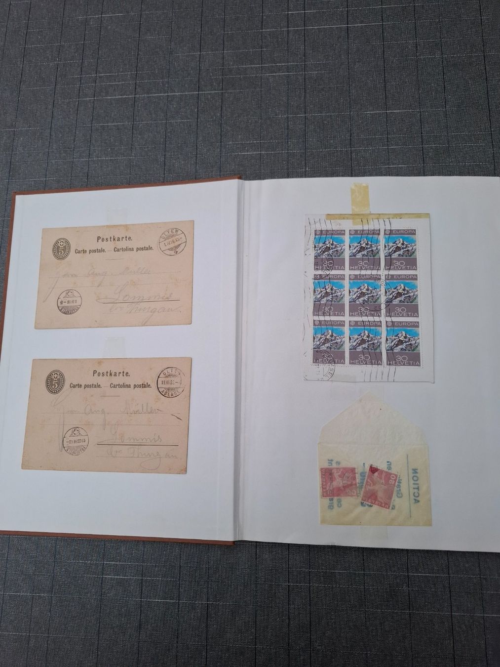 Tutti i francobolli: Briefmarken, Postkarte, Sammlung – Usato da Eschlikon venduto da Timotwo