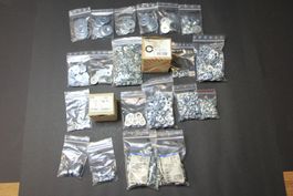Scheiben, Muttern, Hutmuttern, Einschraubmuttern Sortiment