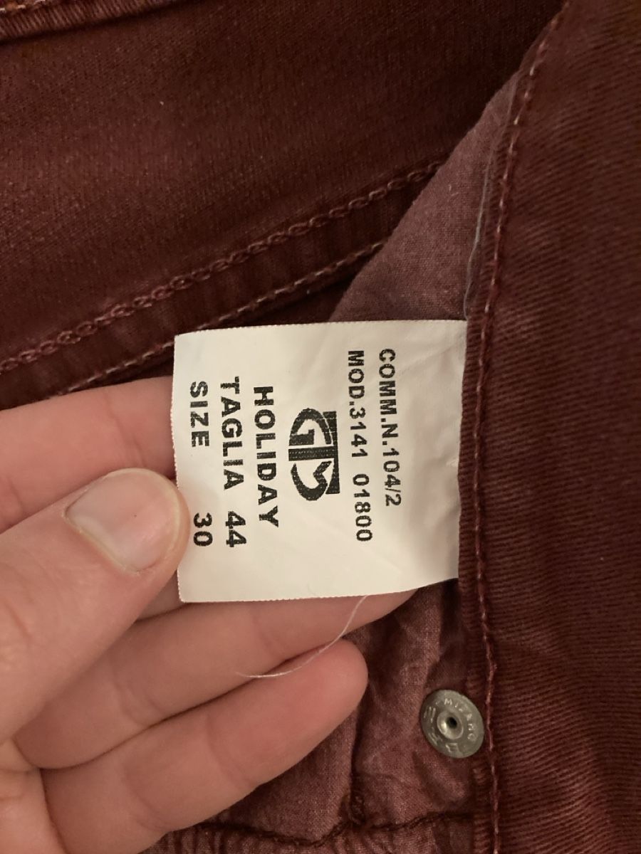 Jeans: Jeans weinrot Junge – Usato da Urtenen-Schönbühl venduto da alessibas 3