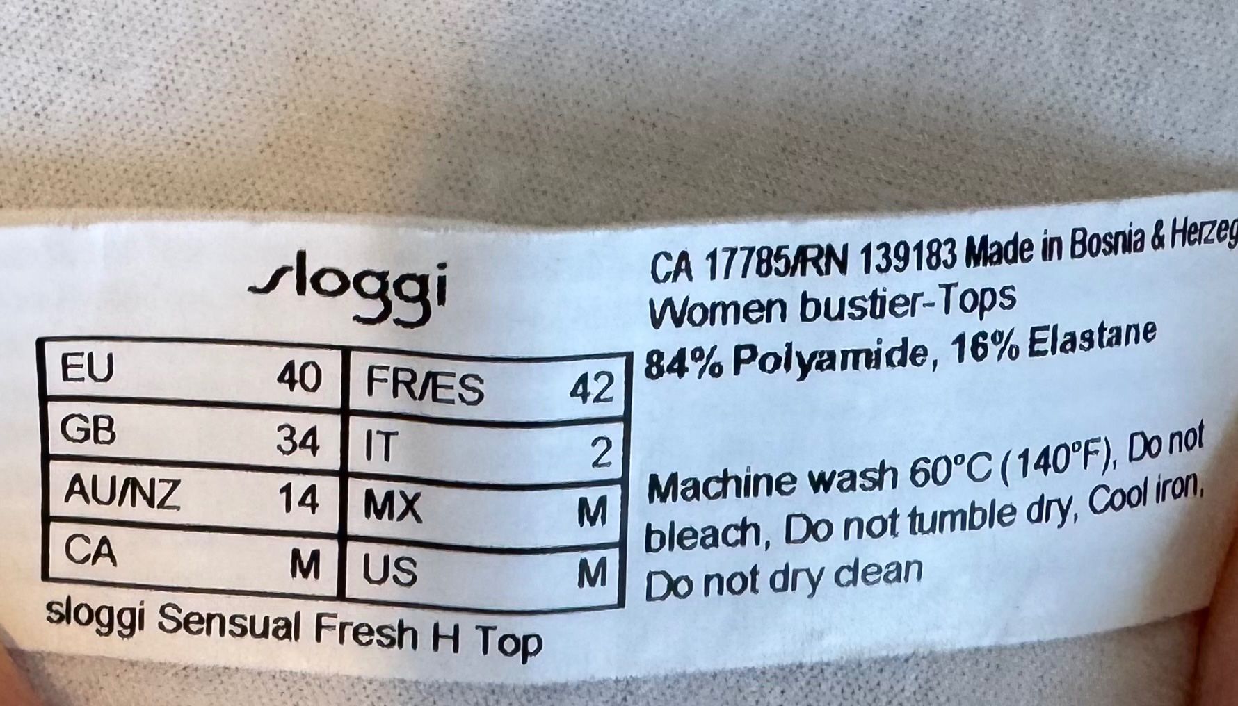 Altra biancheria intima: Bustier Sloggi – Nuovo (secondo la descrizione) da Arbon venduto da flowerandfound 2