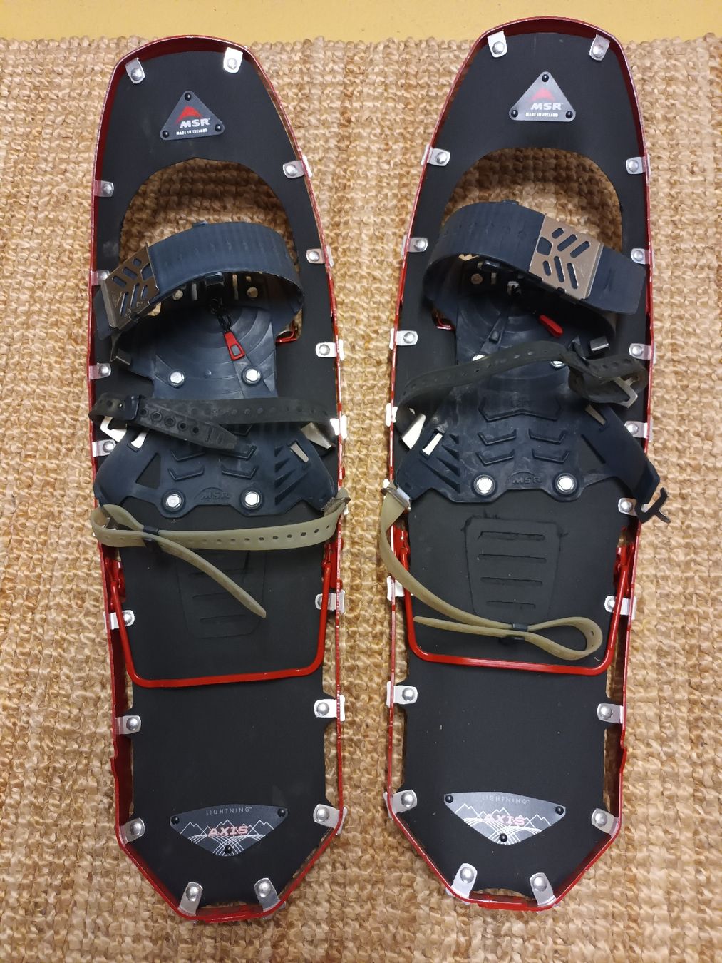 Msr Scarpe da uomo: Schneeschuhe MSR Lightning Ascent Grösse 22 mit Tails – Usato da Seewis-Schmitten venduto da DrGroescht