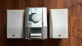 JVC Kompaktanlage mit 2 Lautsprechern