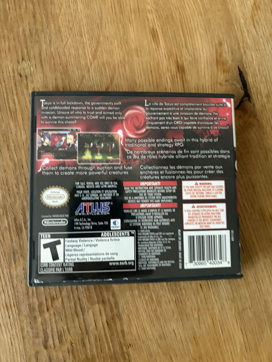 Spiele: Shin Megami Tensei Devil Survivor DS US komplett – Gebraucht aus Aarau von ruedinho 1