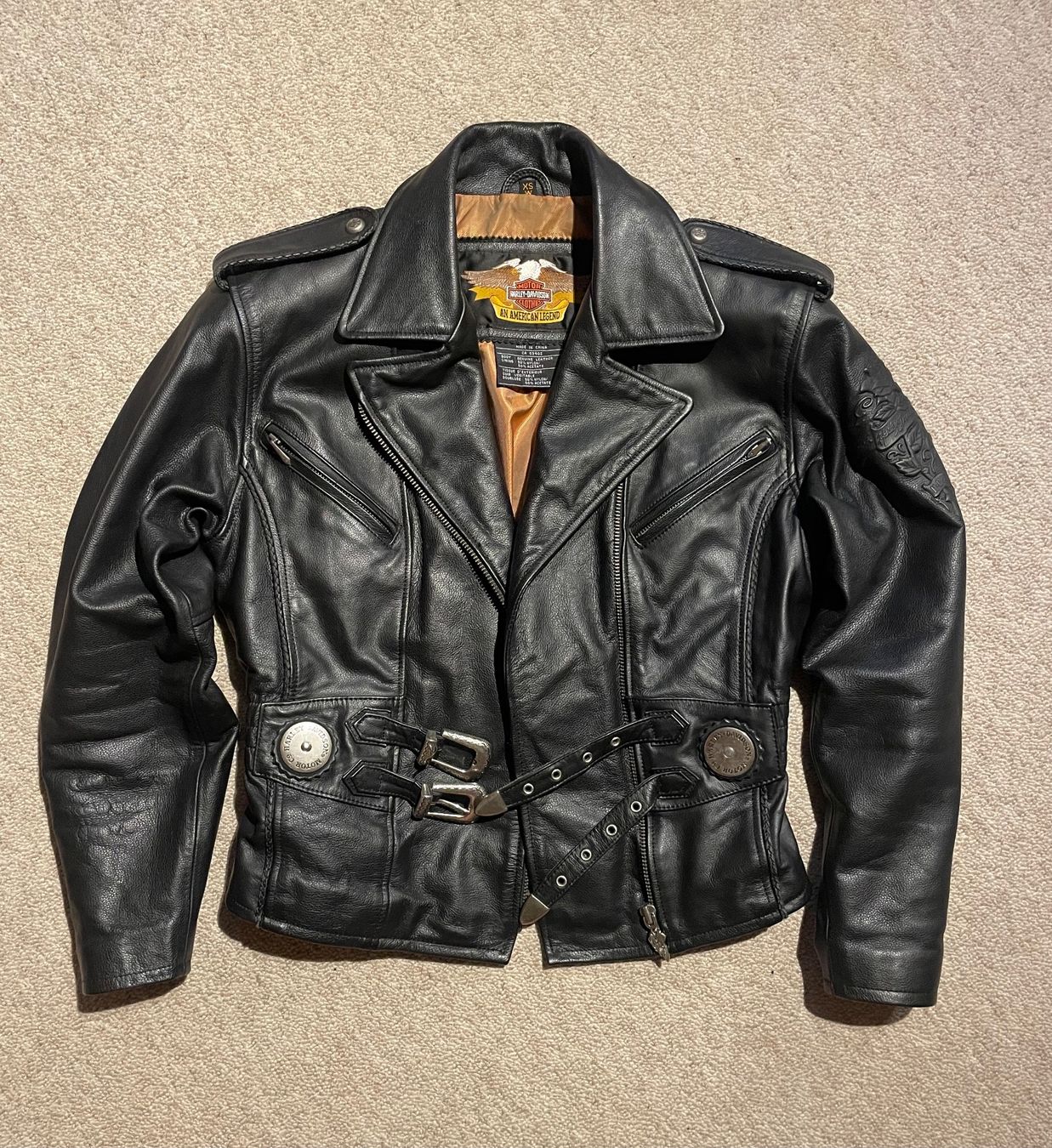 Harley-Davidson Giacche: Motororadjacke Harley Davidson Leder – Usato da Siebnen venduto da manuro65