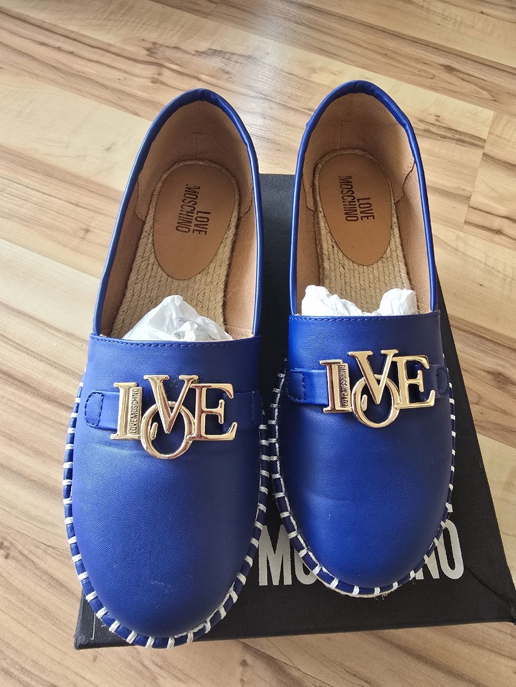 Moschino Damenschuhe: Love Moschino Espadrilles blau Grösse 38  – Gebraucht aus Luzern von Maggiday 3