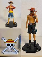 One Piece Figuren: Ace & Ruffy und Lampe Strohhut Logo 