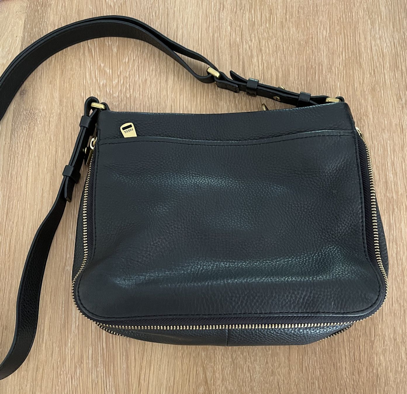 Fossil Borse da donna: Fossil Damen Handtasche Schwarz Leder – Usato da Dornach venduto da Deco89 2