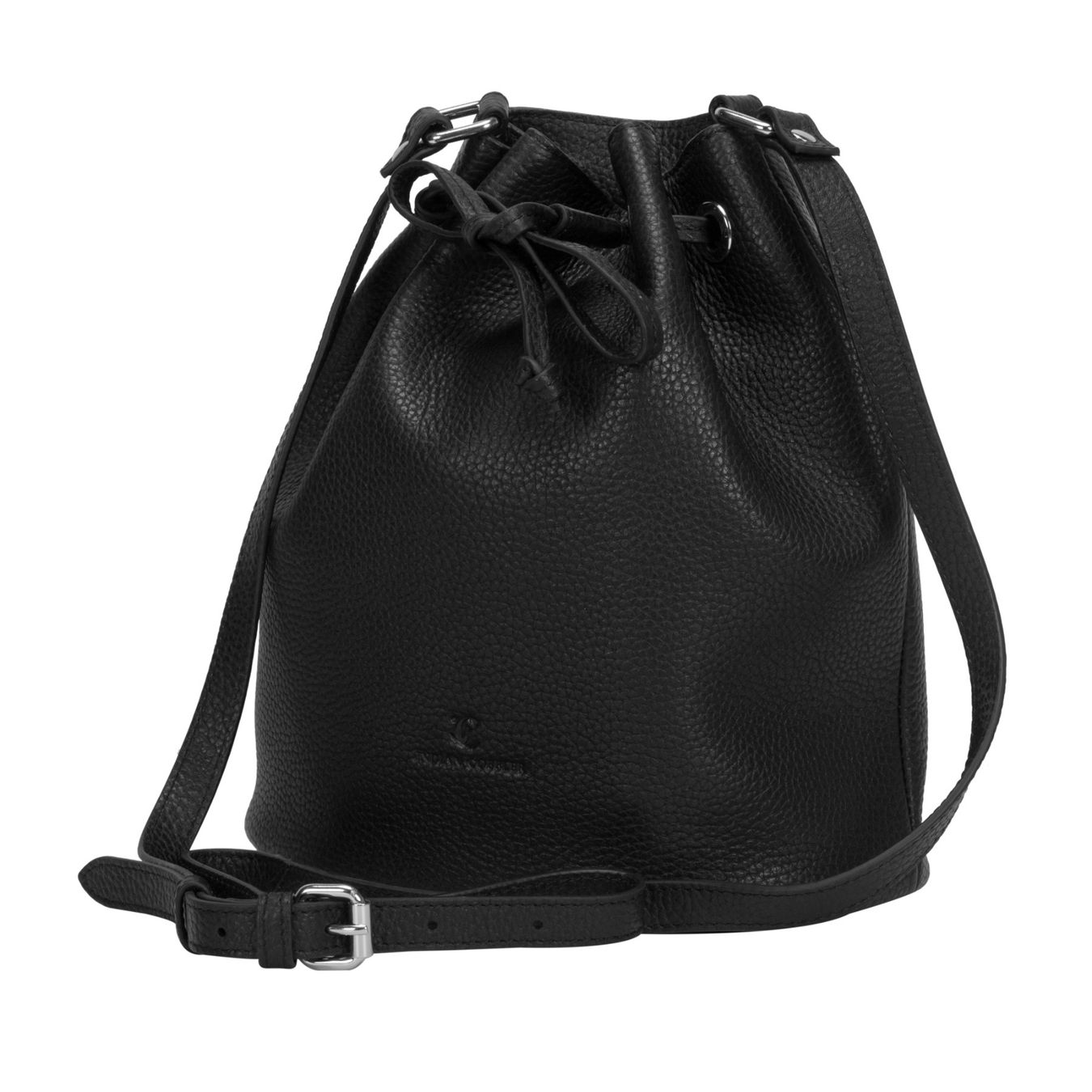 Taschen für Damen: Schwarze Ledertasche mit Schulterriemen – Neu und originalverpackt aus Bözberg von sojana 2