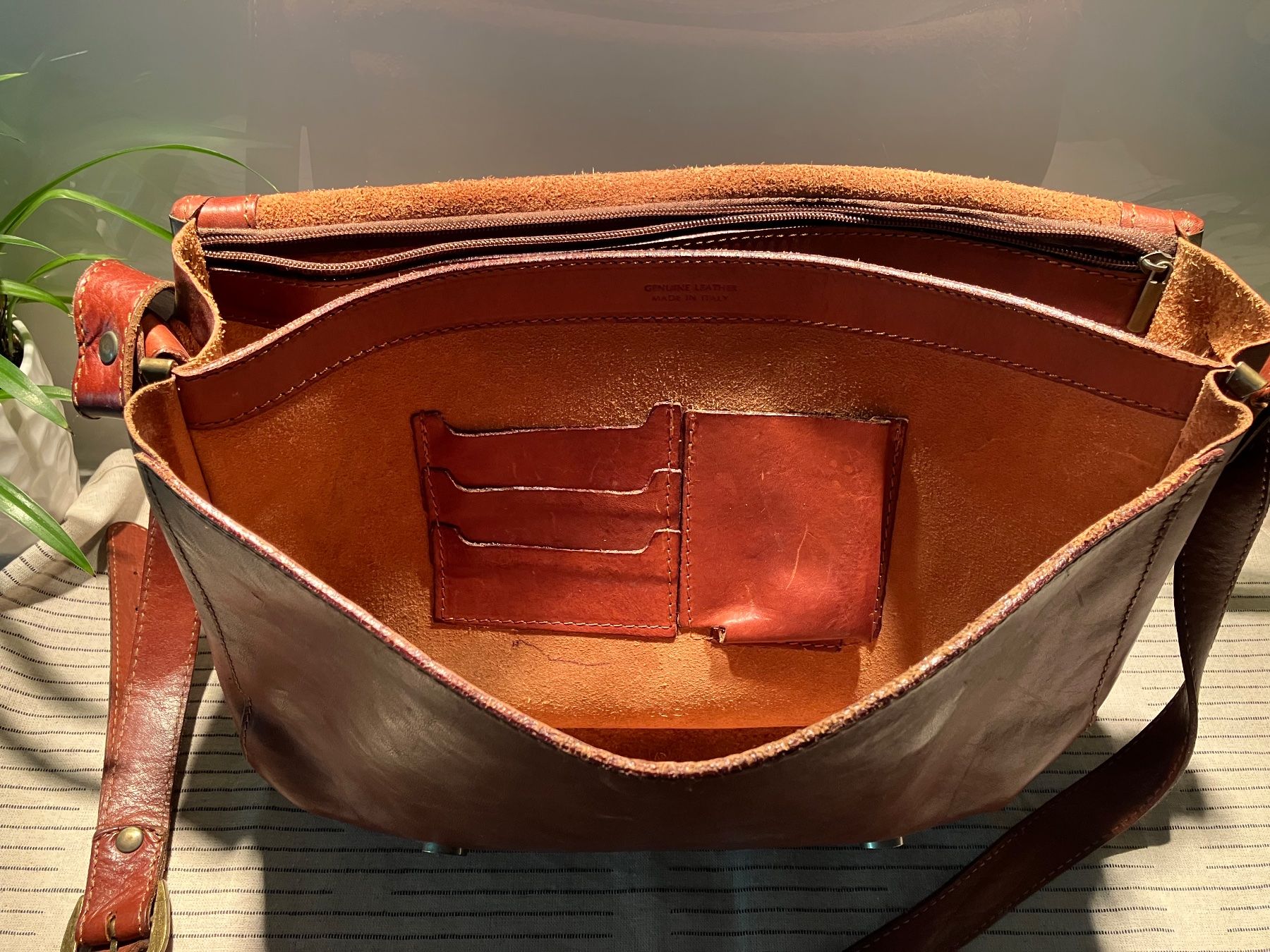 Taschen: Wunderschöne Ledertasche von Medici – Gebraucht aus Basel von toy_t8bb 4