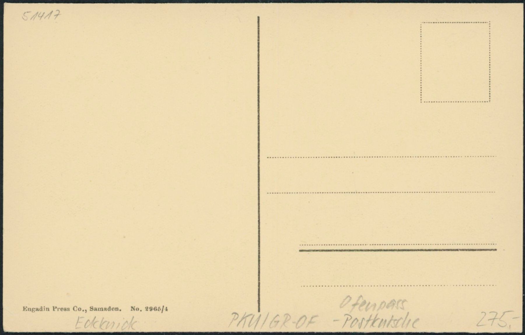 Cartoline postali: GR Ofenberg - Pass - Postkutsche – Nuovo (secondo la descrizione) da Schindellegi venduto da leecollect 1