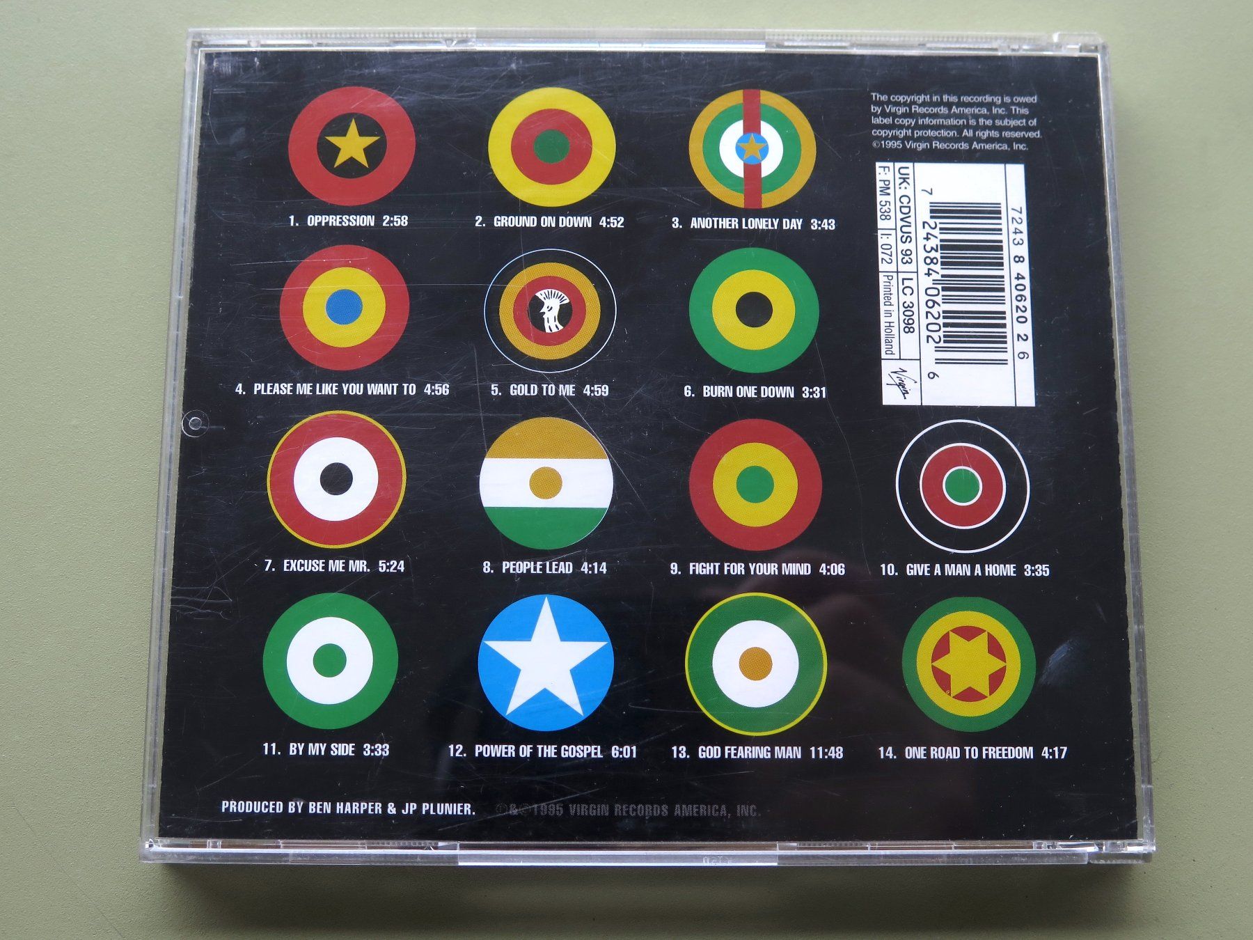 CD: (p) CD BEN HARPER: Fight your mind, 1995 – Usato da Bern venduto da Balzamico 1