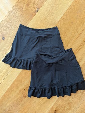 Tennisskirts mit integrierter Hose schwarz Gr. 152