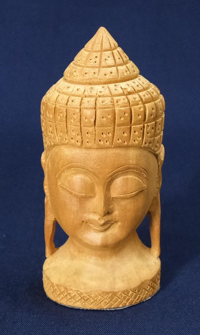 Sculture & Statue: Buddha Kopf, aus Holz – Usato da Zürich venduto da Masala-Oase 1