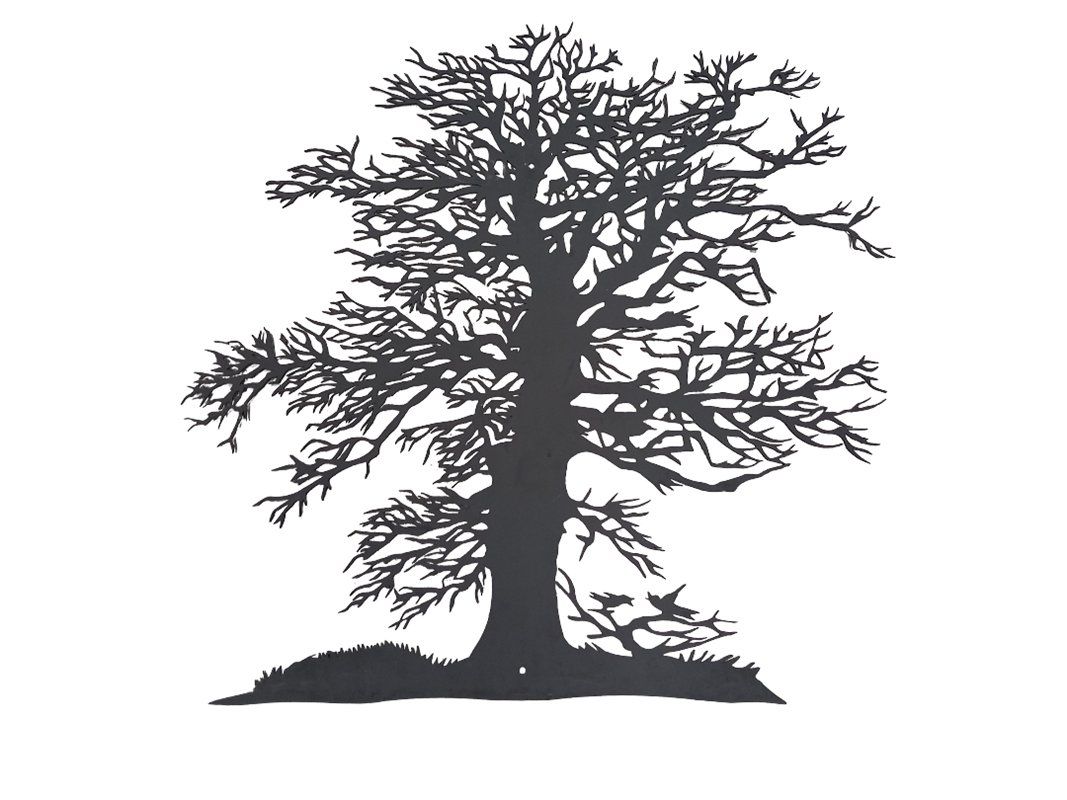 Alle Dekorationen: Schwarzer Baum (Buche)  Wanddeko - Metall – Neu (gemäss Beschreibung) aus Hünenberg von Restwert_Zug