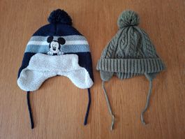 2 Baby Mützen, C&A, 18-24 Monate, Grösse 50-51