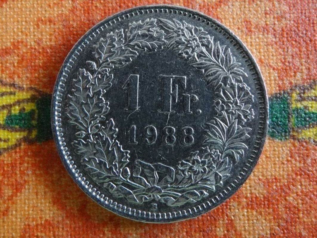 Alle Münzen: 1 Fr. 1988  (C) – Gebraucht aus Romanel-sur-Lausanne von Swift13
