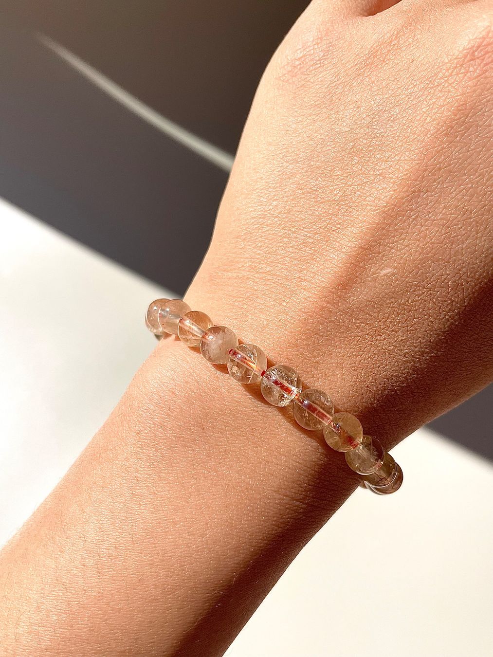 Bracciali & Braccialetti: Natürlicher Citrin-Armband Edelstein Armband Ca.7mm – Nuovo e nell'imballaggio originale da Schiers venduto da sisikristall 1