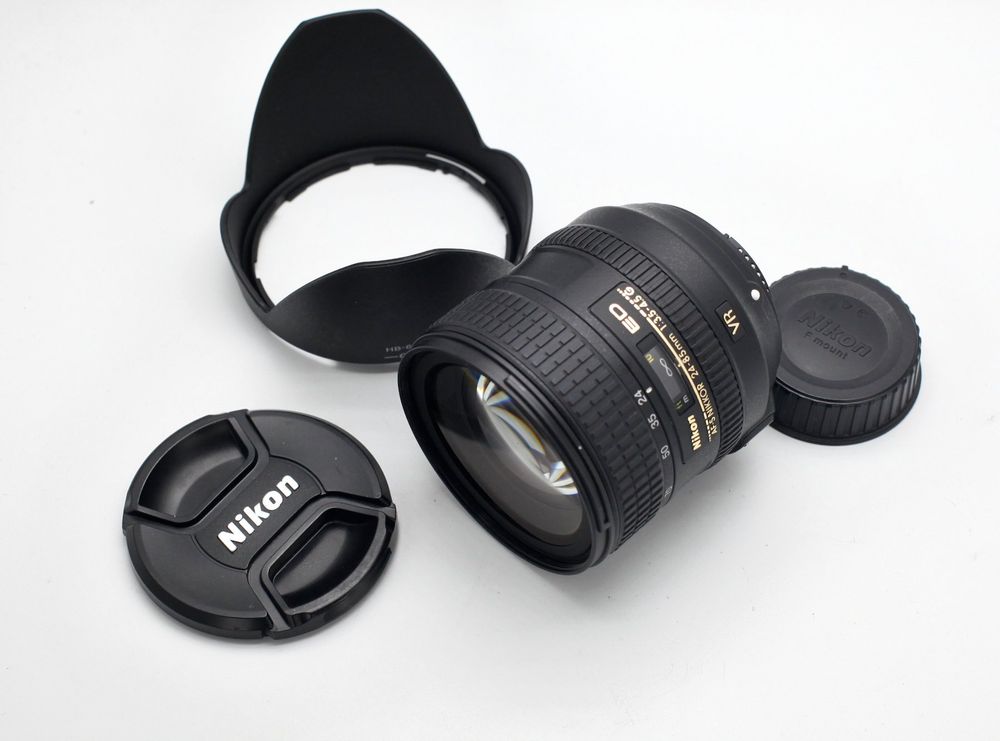 美品 NIKON AF-S 24-85mm f 3.5-4.5G ED VRお取引きについて - レンズ ...