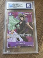 Carta One Piece Nico Robin graded 10 Gem Mint
