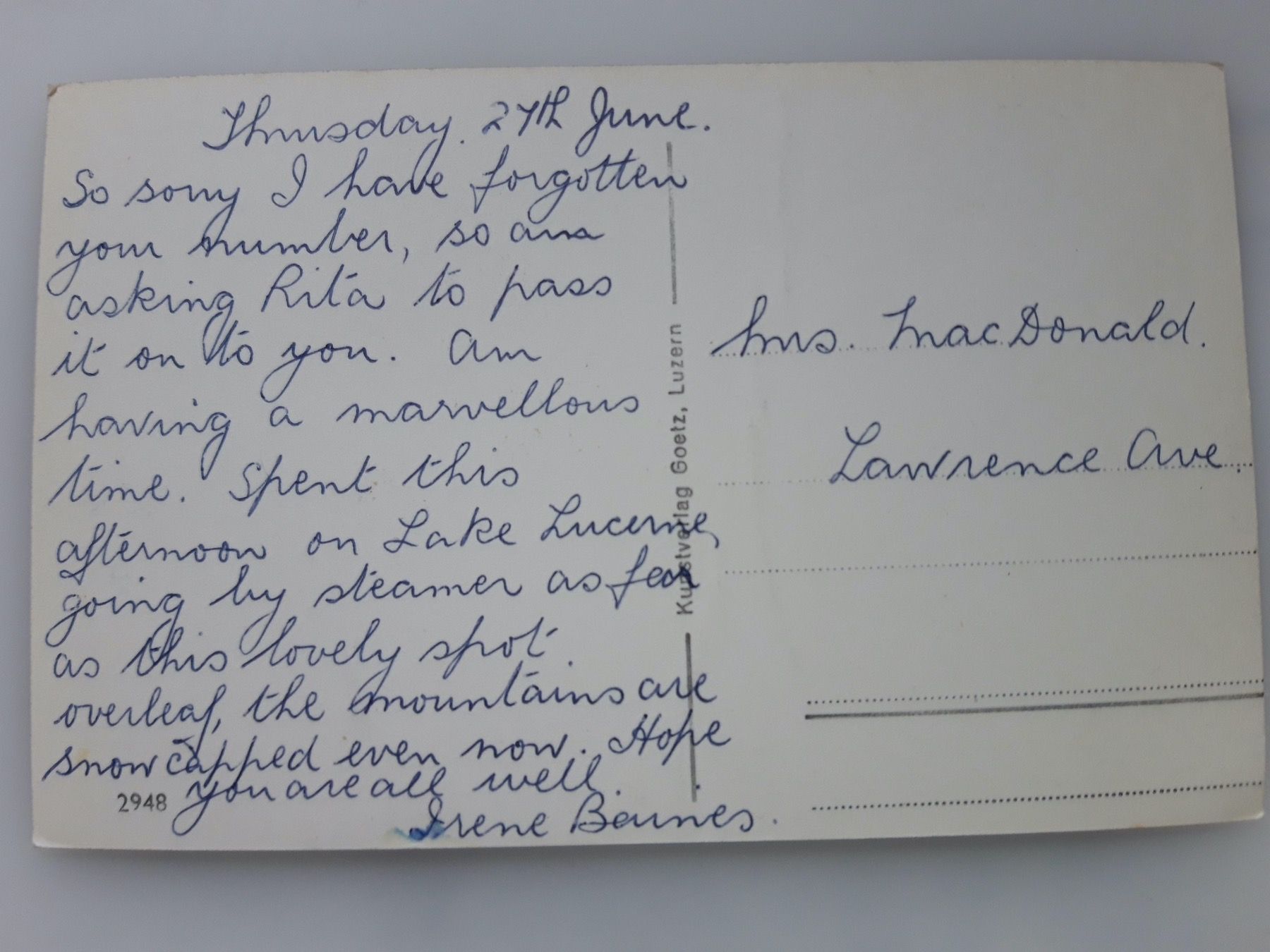 Cartoline postali: Flüelen mit dem Bristenstock – Usato da Sargans venduto da nicsam1815 1