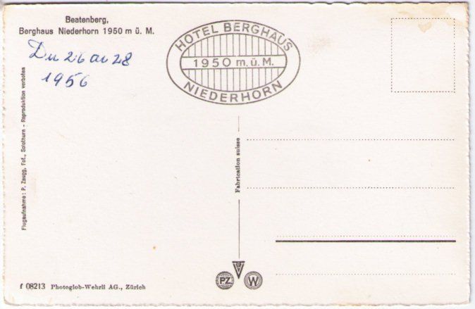 Cartes postales: Beatenberg - Berghaus Niederhorn – D'occasion à Binningen par Mountainrider 1