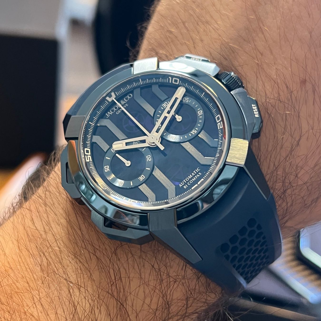 Orologi: FLASH SALE Jacob & Co Epic X Chrono 43mm Full Set – Usato da Carouge GE venduto da Watchaser 3