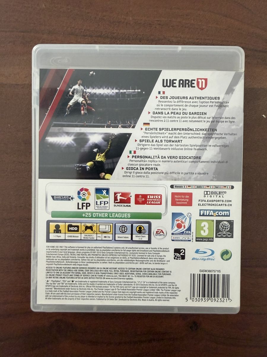 Sony Giochi: FIFA 11 für PS3 – Usato da Thunstetten venduto da Virus_33 2