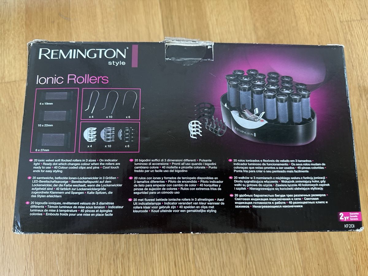Remington Piastre & Arricciacapelli: Remington Ionic Rollers KF20i Heated Roller Set – Like new – Usato da Zug venduto da dhe_8lxn 6