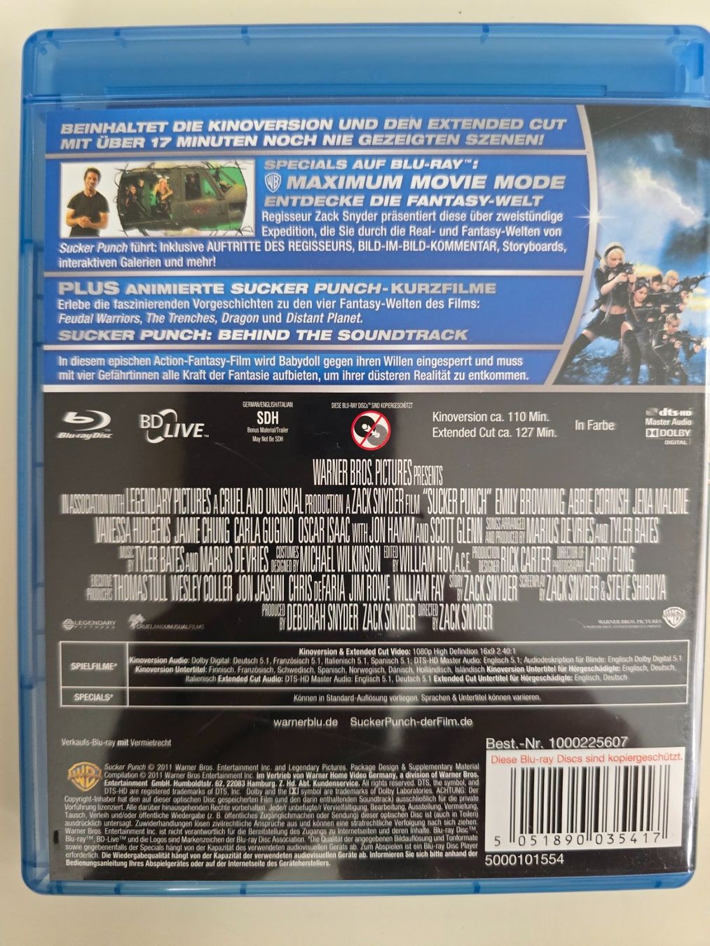 Tutti i DVDs: SUCKER PUNCH - EXTENDED CUT – Usato da Buchrain venduto da reloca 1