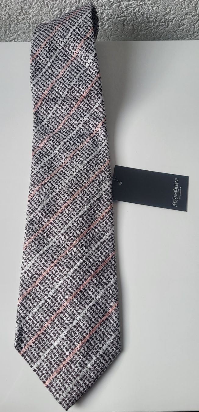 Saint Laurent Krawatten: Cravatta in seta Yves Saint Laurent nuova – Neu (gemäss Beschreibung) aus Giubiasco von fas_b82x