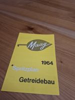 Maag AG Dielsdorf Spritzplan Getreidebau 1964