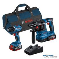Profi Set Bosch Combo Kit 2-tlg. 18V: GSR 18V-45 + GBH 18V-2