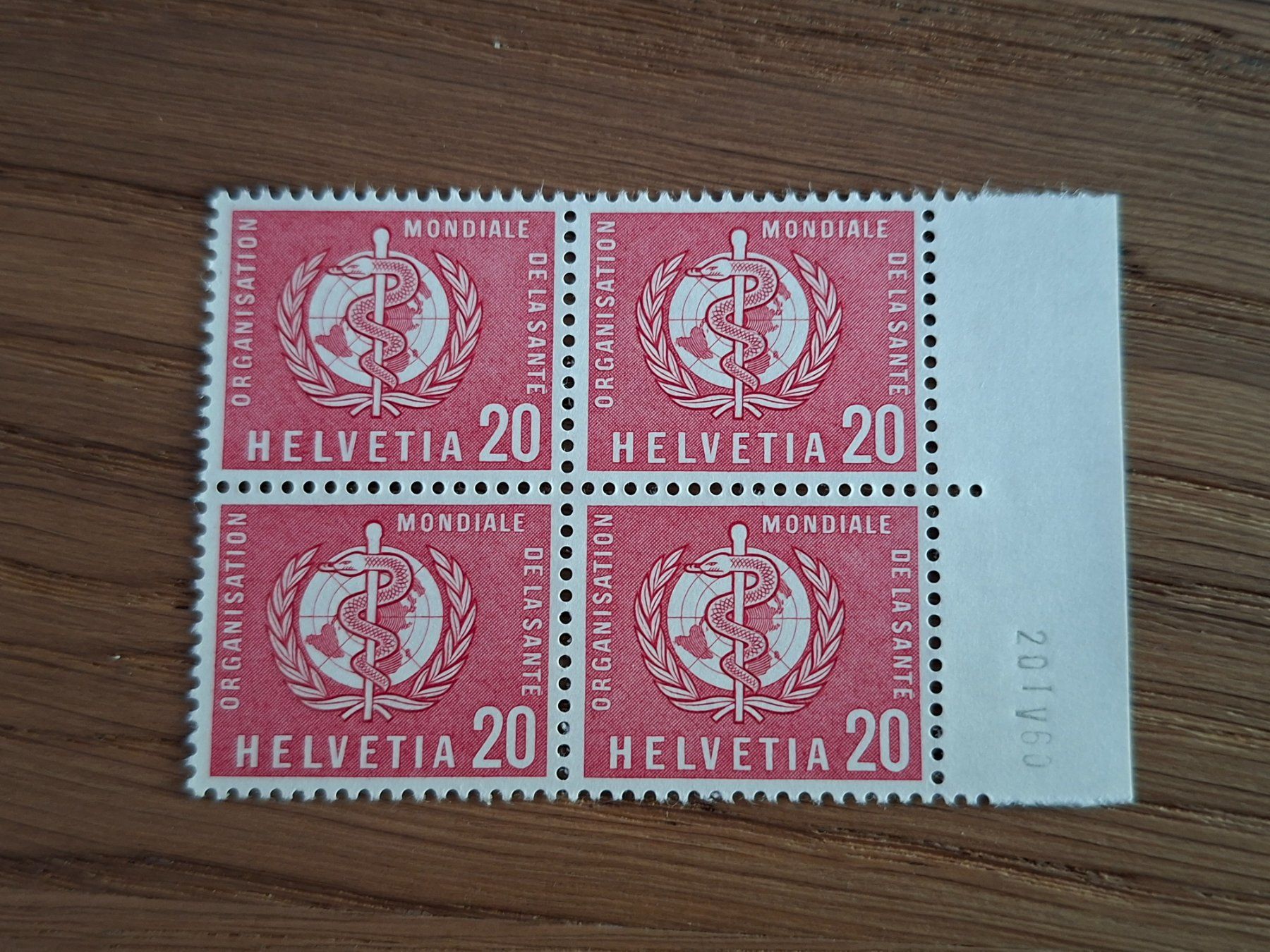 Tutti i francobolli: Dienstmarken: 4er Blocks: OMS – Nuovo (secondo la descrizione) da Hinterkappelen venduto da 1399 2
