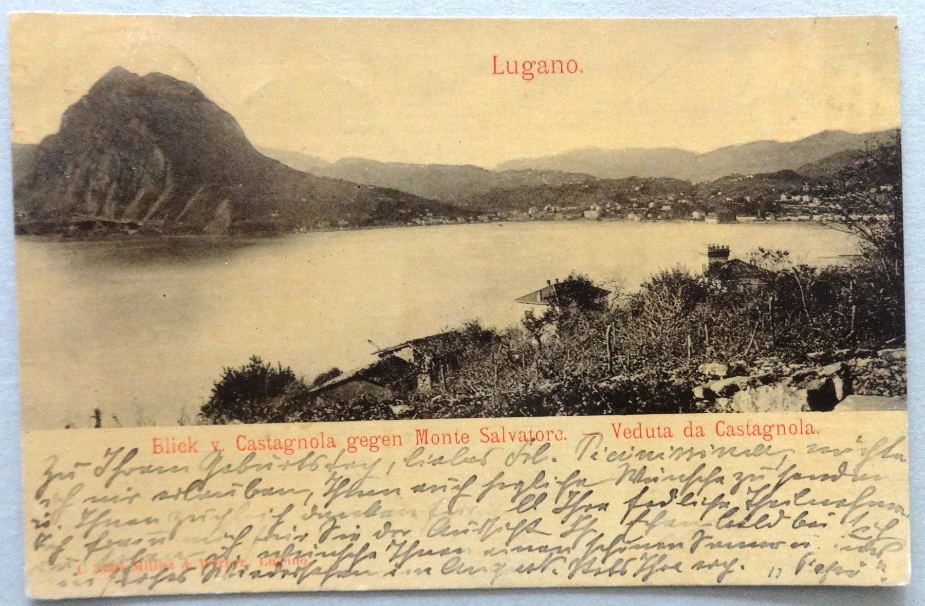 Cartoline postali: Lugano – Usato da Fétigny venduto da Billy2miny