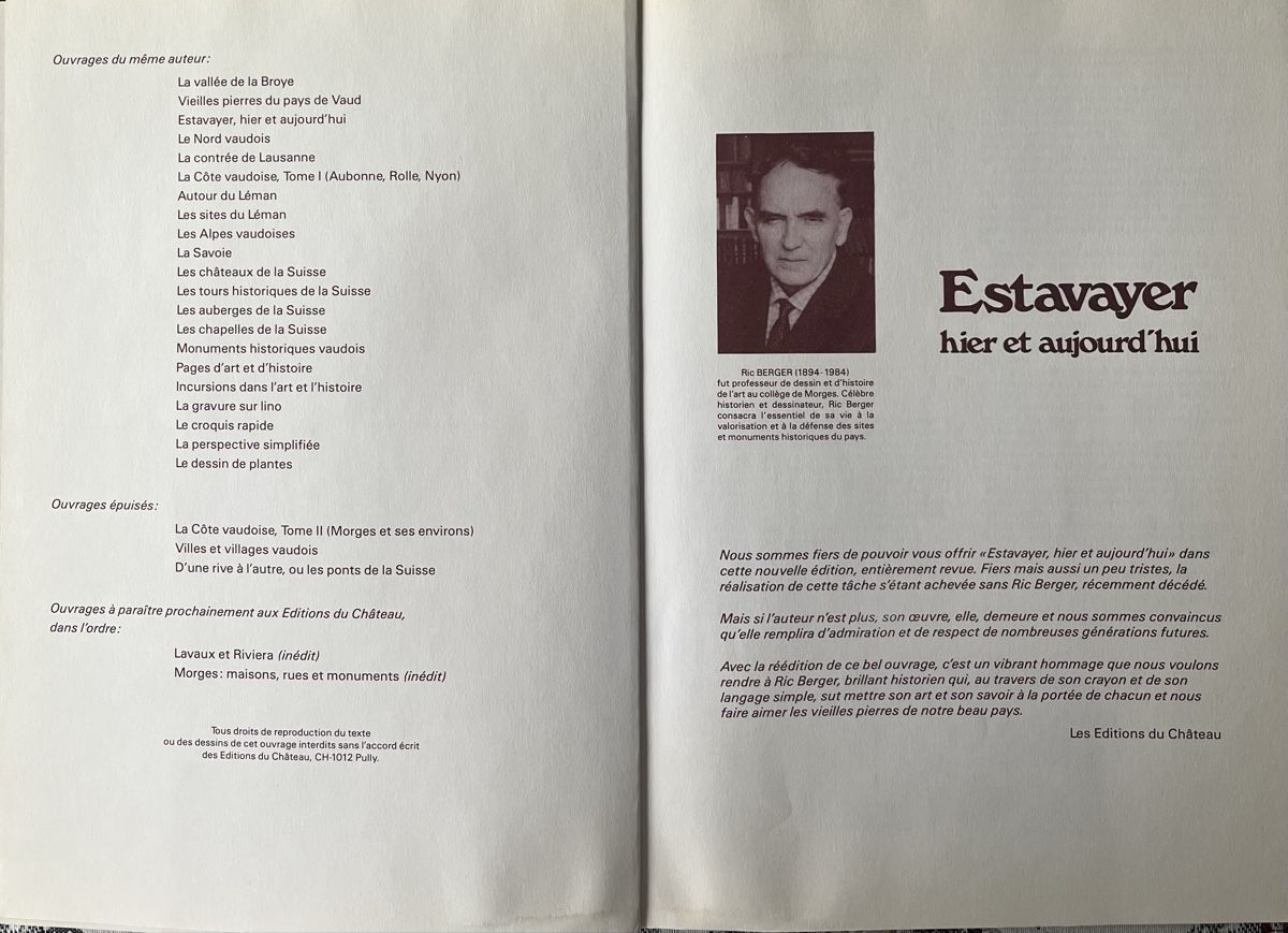 Libri: Livre Estavayer – Usato da Mont-sur-Lausanne venduto da att_6mrt 1