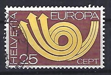 Tutti i francobolli: 1973 - Europamarken - Symbol CEPT – Usato da Schaffhausen venduto da poststamp
