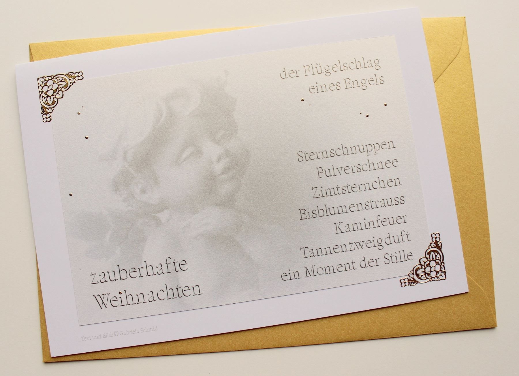 Cartoline: Weihnachtskarte A5  "zauberhafte Worte" – Nuovo e nell'imballaggio originale da Rüti ZH venduto da shanenya