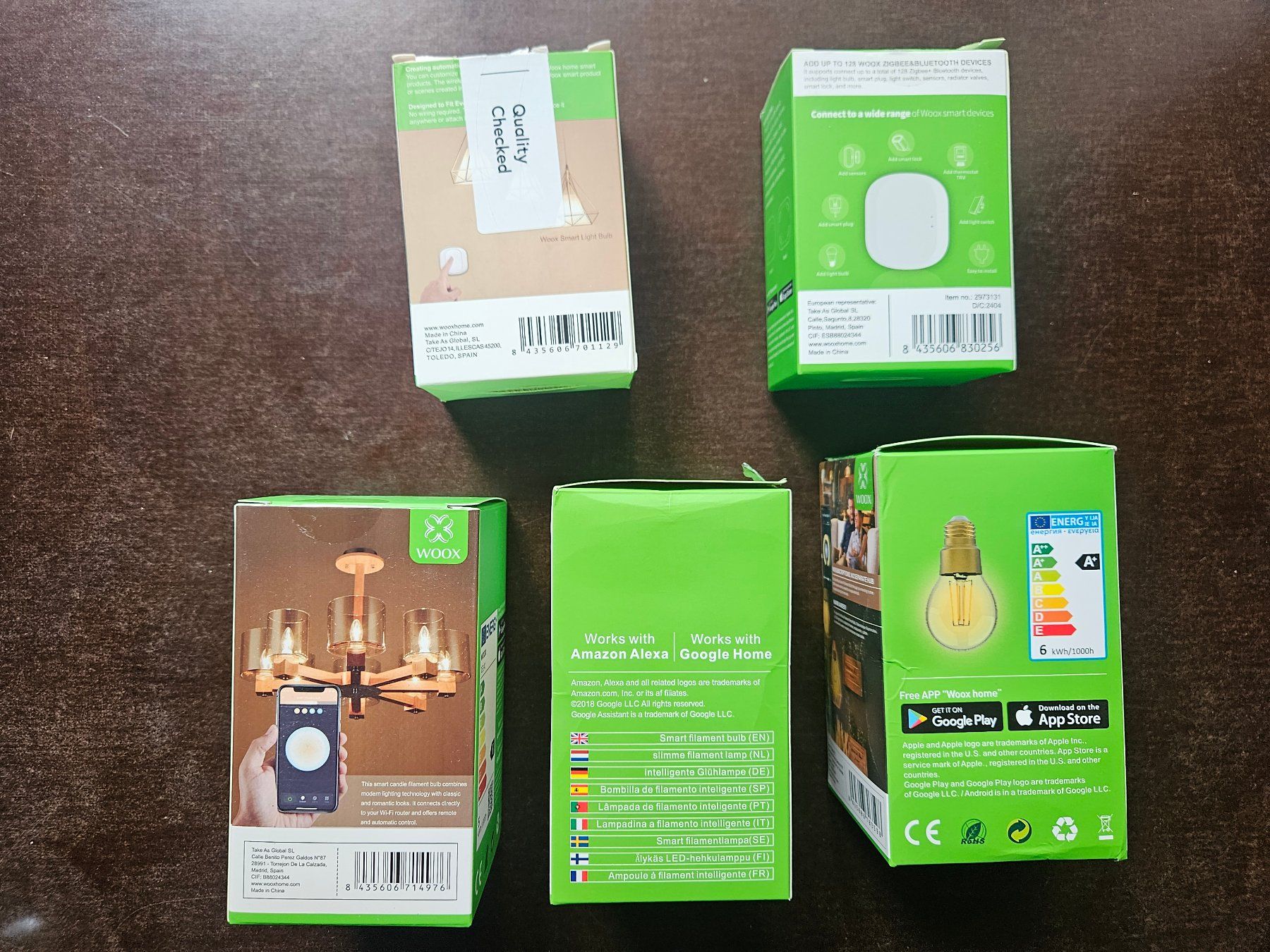 Lampade: Woox Filamentlampen mit Schalter und Zigbee Gateway – Usato da zürich venduto da Franseize 1