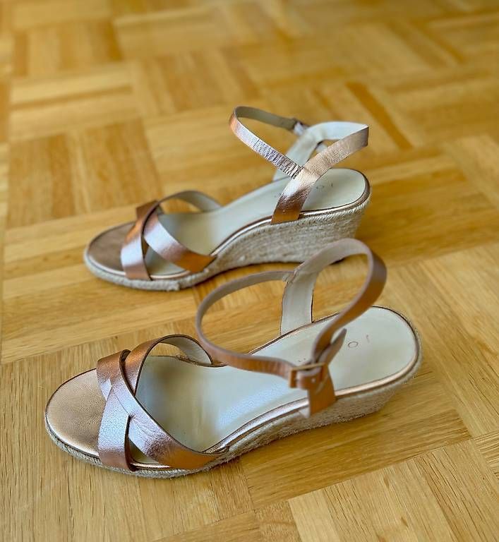 Scarpe da donna: Keilsandalen JONAK Gr. 40 roségold – Usato da Biberstein venduto da evolution89 1