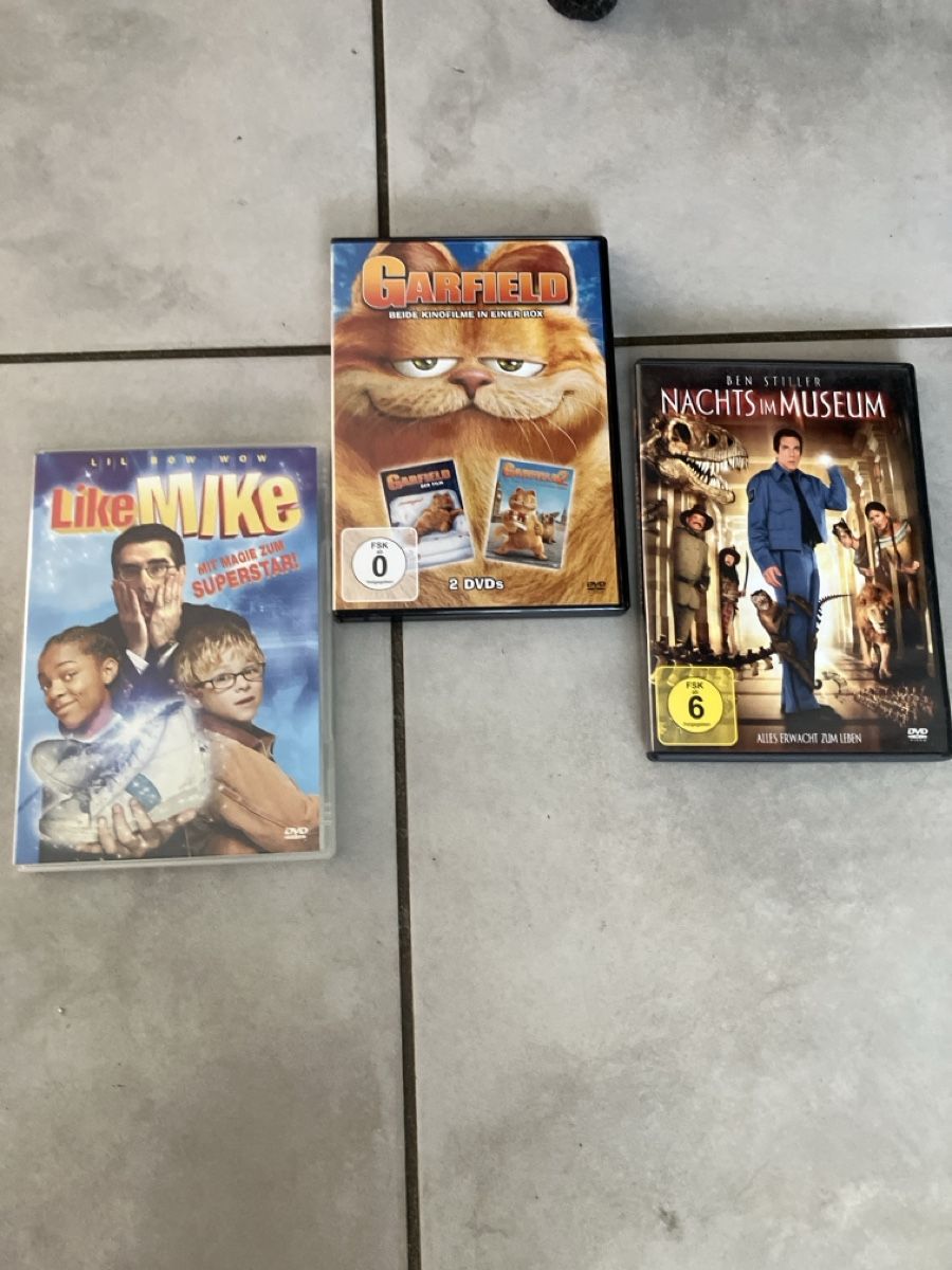 Alle DVDs: Dvd nachts immuseum garfield like mike – Gebraucht aus Spreitenbach von Strolch