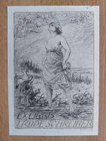Exlibris Bruno Heroux - Original Radierung