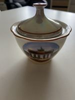 Zuckerdose Porzellan Brandenburger Tor Berlin Souvenir Dose