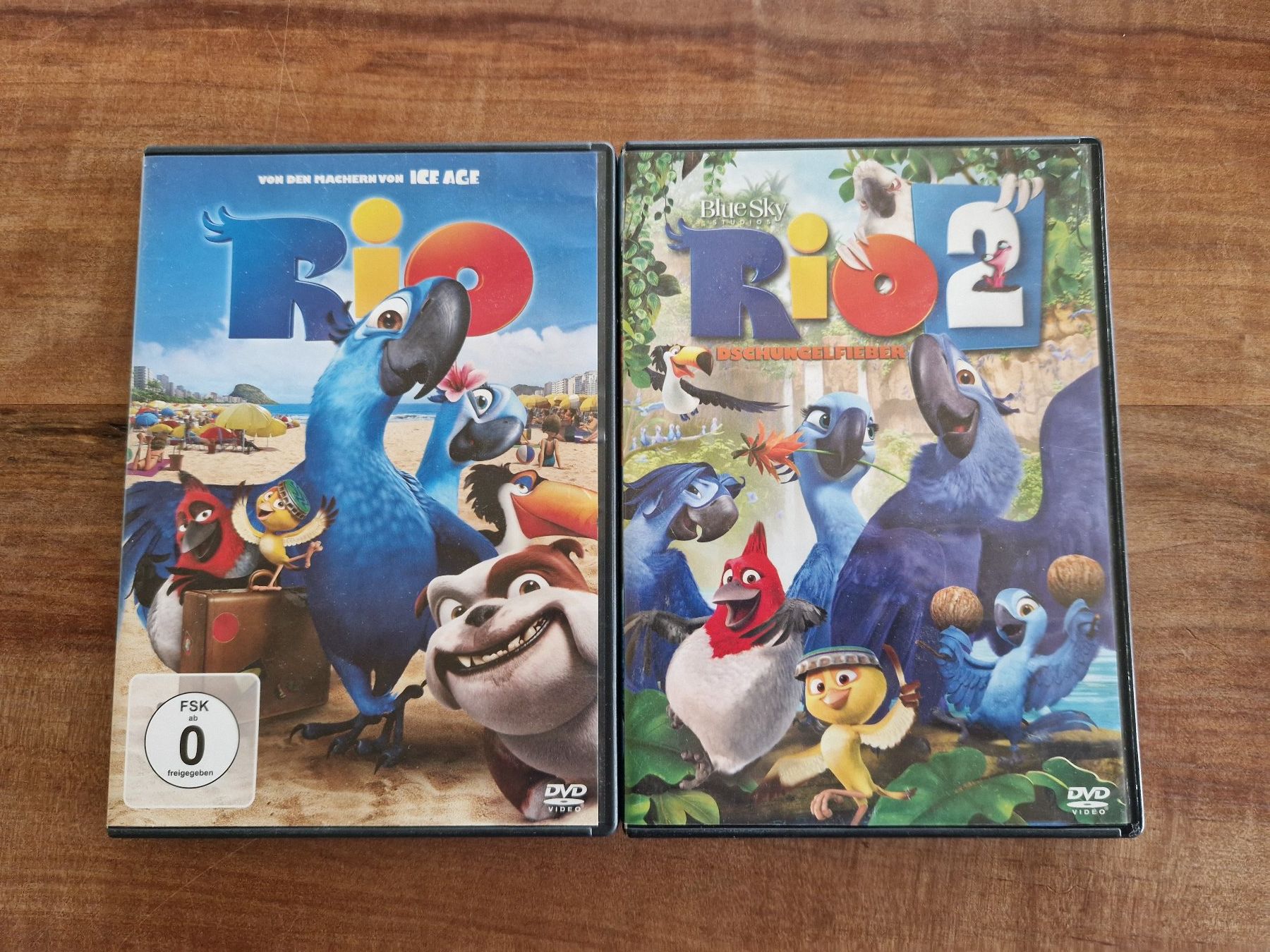 Tutti i DVDs: 2 DVDs RIO 1 & 2 – Usato da Giswil venduto da monimaus08