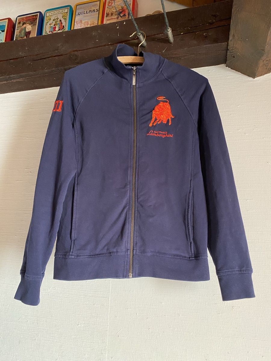 Lamborghini Giacche: Veste zippée Lamborghini bleu marine taille M – Usato da Geneve venduto da Monthoux13