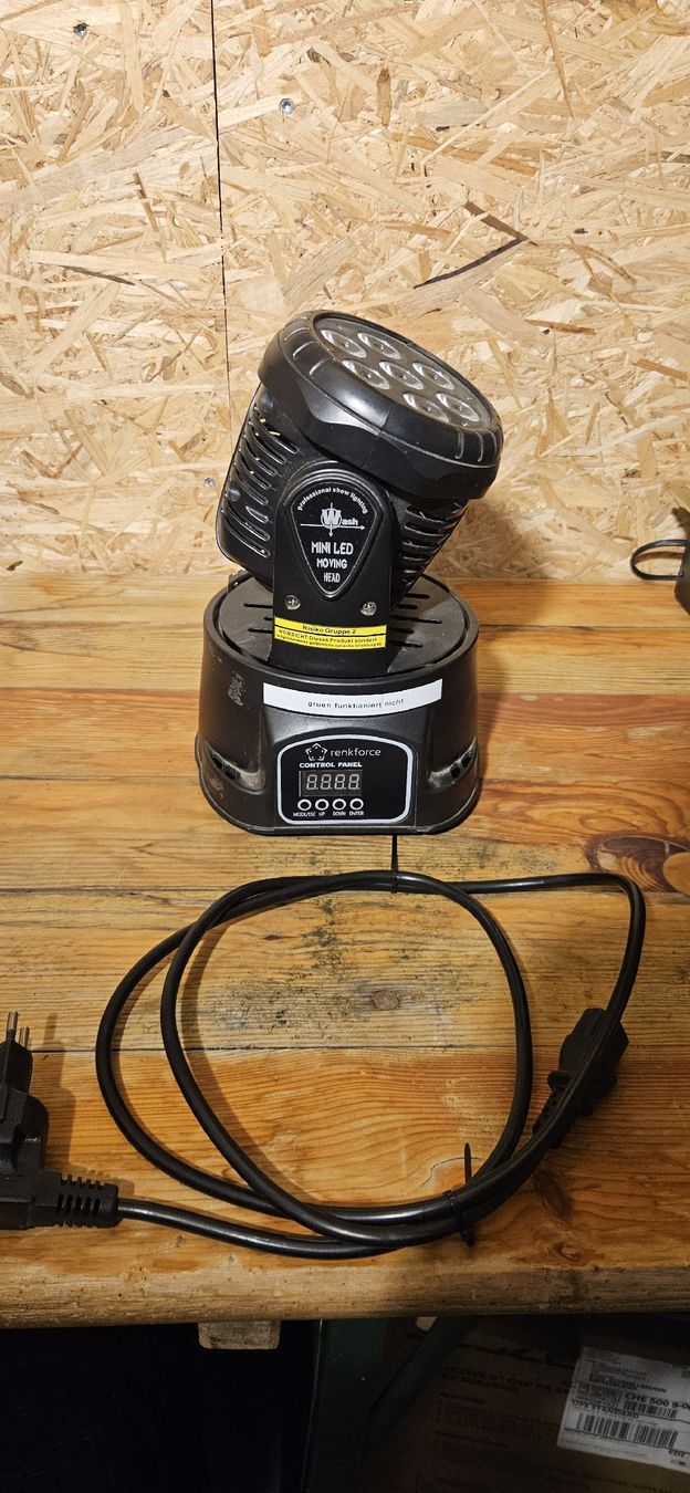 Lampade: Moving Head Renkforce – Usato da Schwellbrunn venduto da chr_9cpp