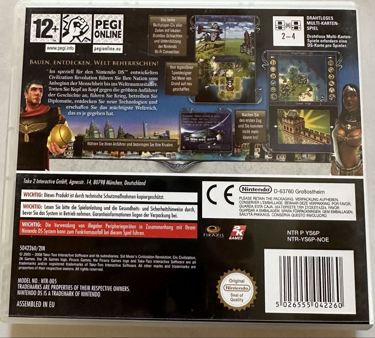 Giochi: Sid Meier's Civilization Revolution Nintendo DS Spiel – Usato da Neuenkirch venduto da ali_5pxg 1