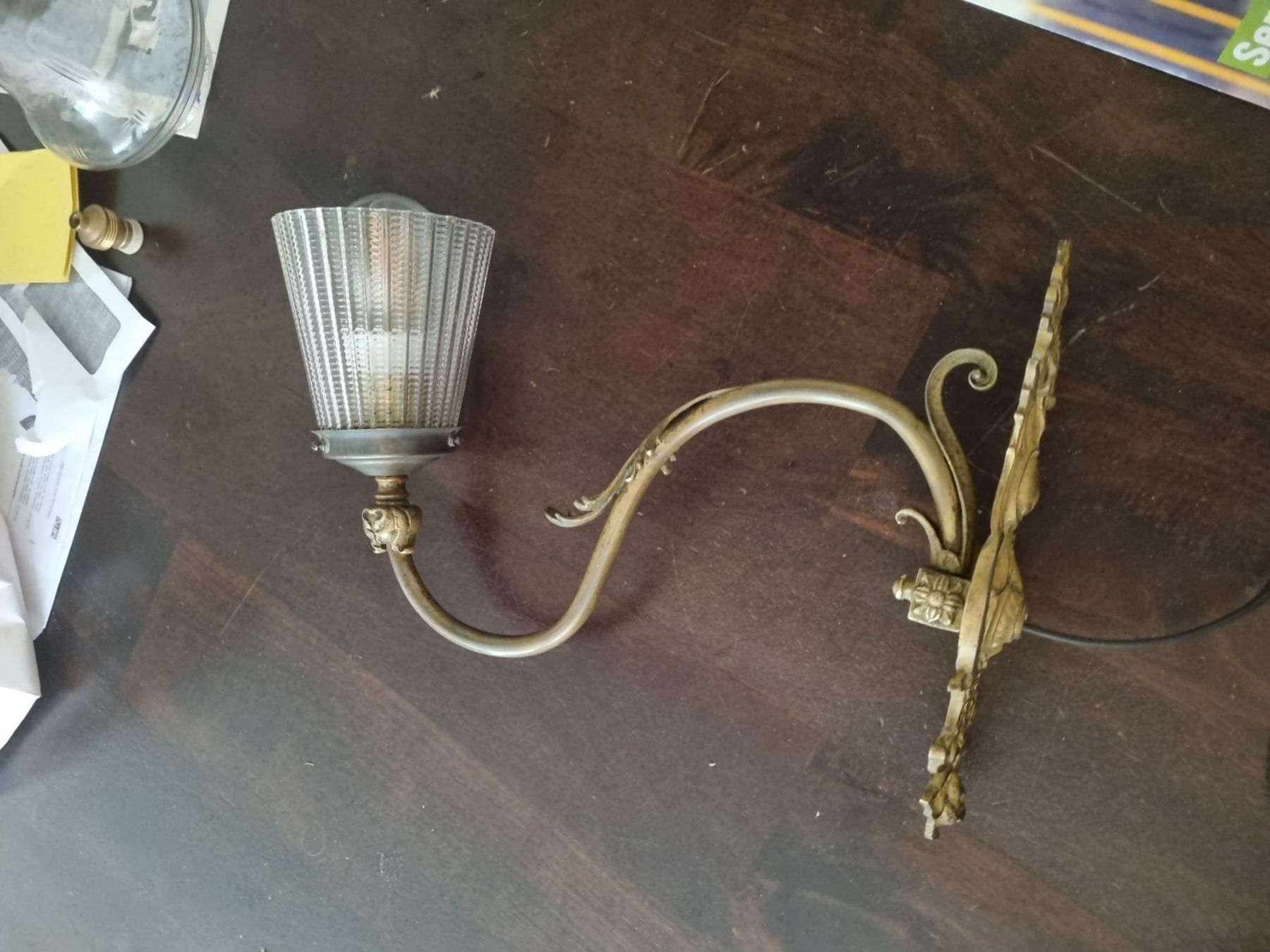 Lampade: Wandlampe Vintage Messing – Usato da Basel venduto da Jcva 2