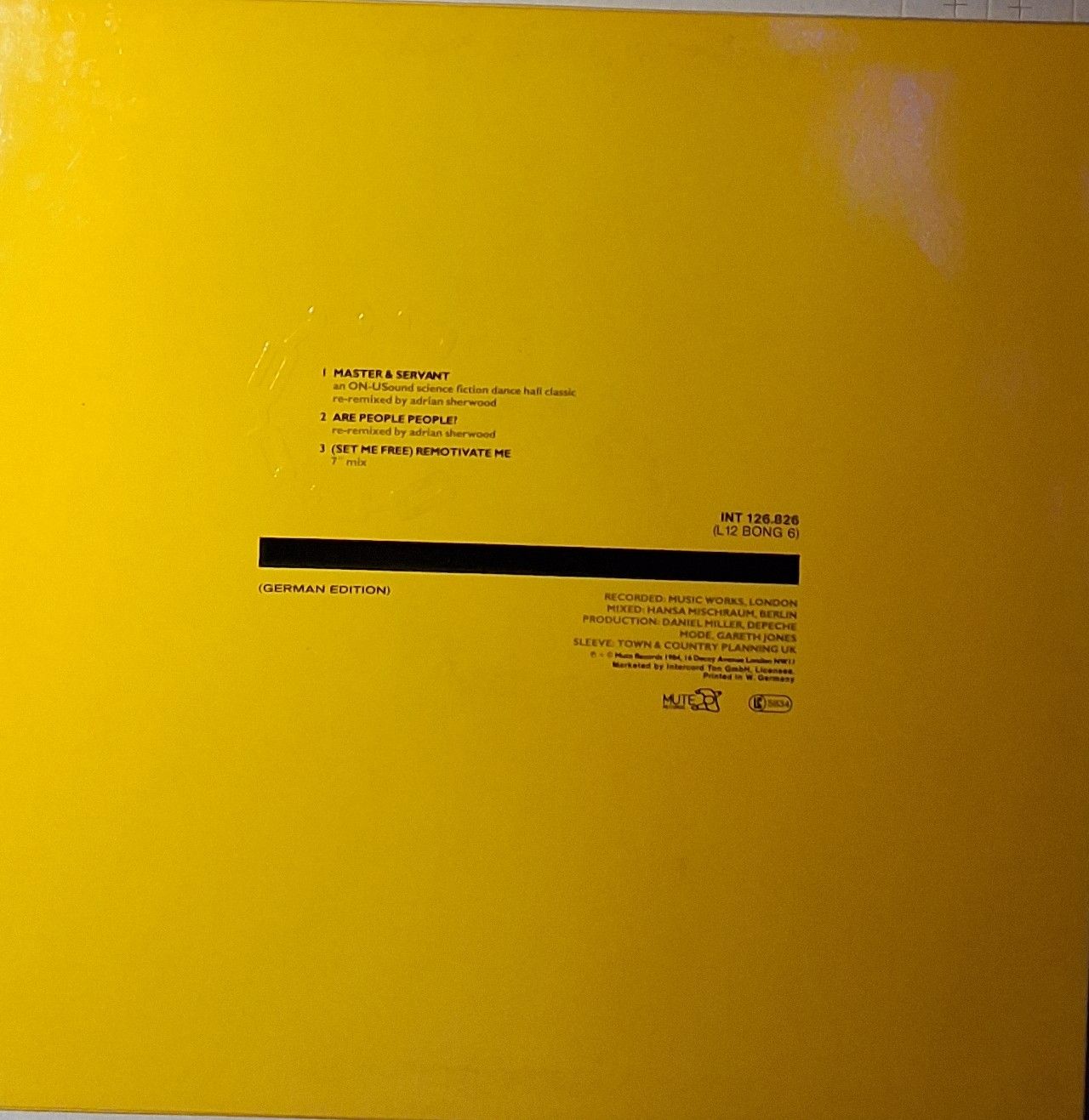 Schallplatten: Vinyl Maxi  - Depeche Mode  - Master and Servant  - Ger 84 – Neu (gemäss Beschreibung) aus Villeret von Fil11 1